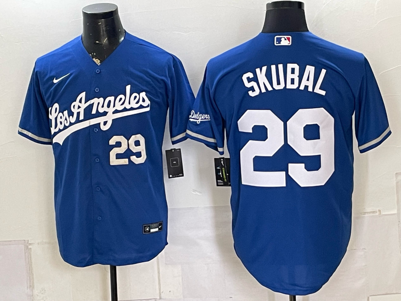 men Los Angeles Dodgers #29 Skubal blue Game 2026 Nike MLB Jersey 0807002->los angeles dodgers->MLB Jersey